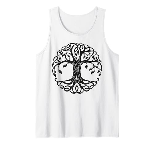 Herren Keltisches Lebensbaum-Symbol mit Knotenmuster Tank Top Herren Keltisches Lebensbaum-Symbol mit Knotenmuster Tank Top von Tree Roots Collective