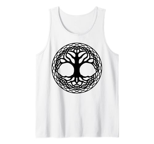 Herren Keltisches Lebensbaum-Symbol mit Knotenmuster Tank Top Herren Keltisches Lebensbaum-Symbol mit Knotenmuster Tank Top von Tree Roots Collective