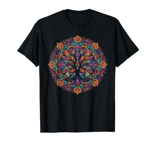 Cooles Lebensbaum-Symbol im Mandala-Kunst-Stil für Herren und Damen T-Shirt Cooles Lebensbaum-Symbol im Mandala-Kunst-Stil für Herren und Damen T-Shirt von Tree of Life Symbol Mandala Art Store