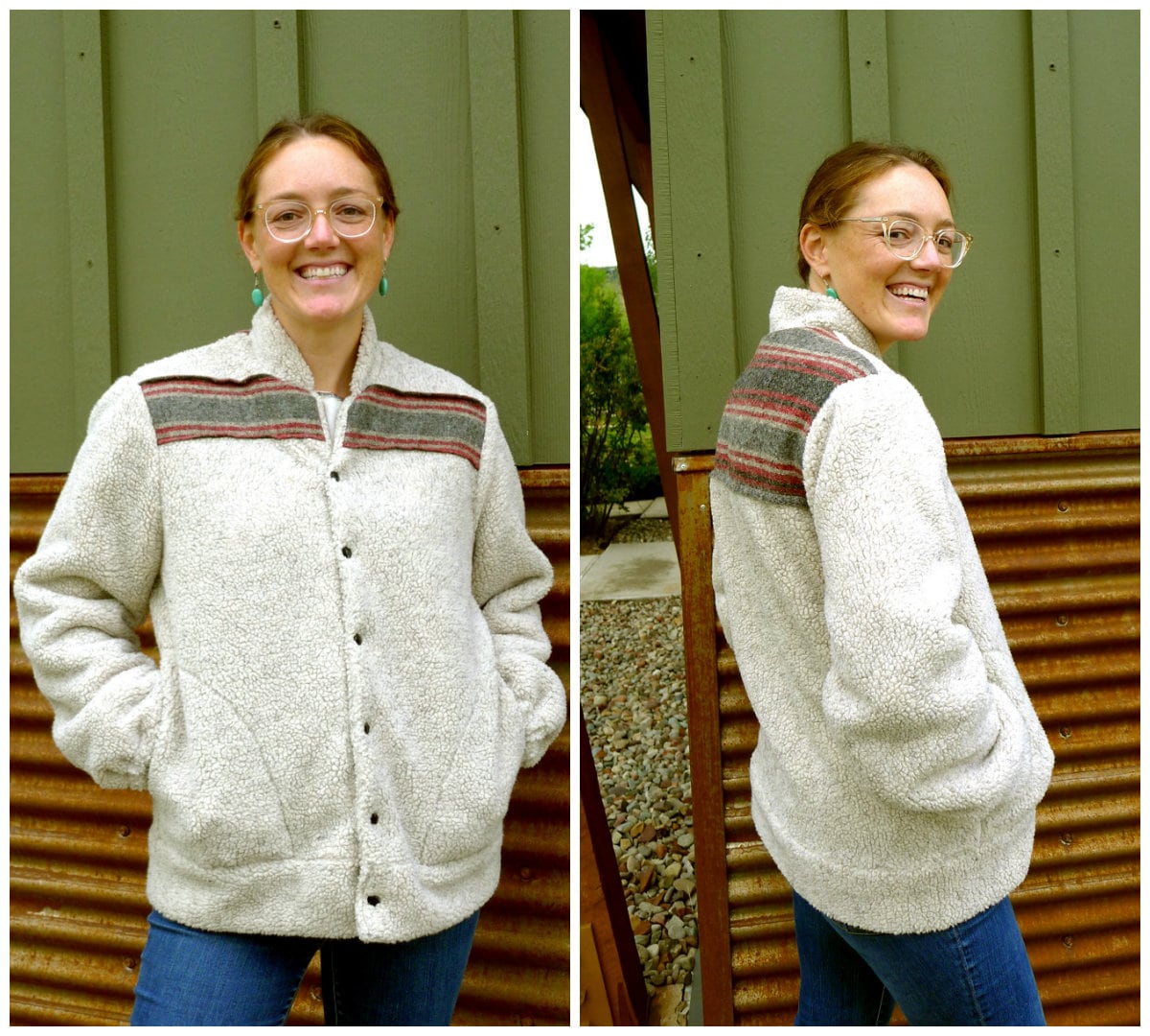 Fleece Bomberjacket von TreeLineJacketDesign