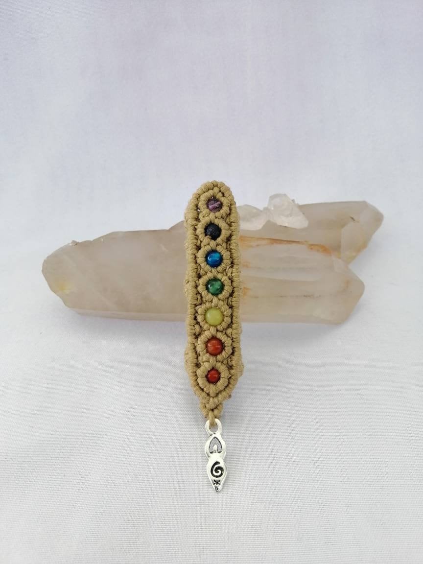 stein Chakra Dreadlock Perle von TreeOfStones