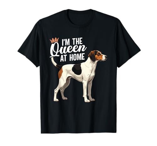 Treeing Walker Coonhound Queen Dog Mama Pet Lover Waschbär T-Shirt von Treeing Walker Coonhound Graphic For Dog Lover