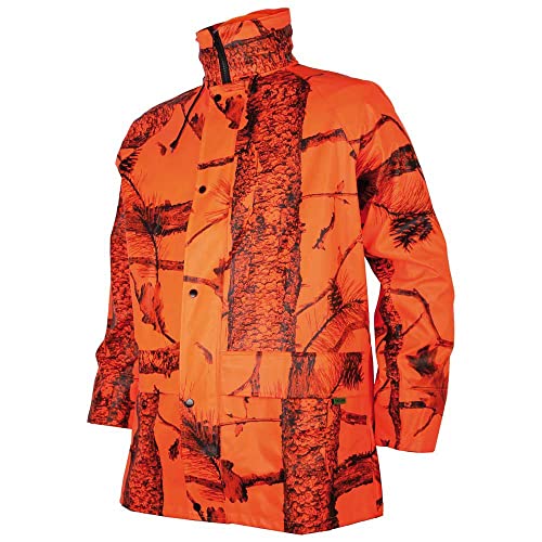 Treeland Regenjacke für Jagd, Orange Camouflage T425 von Treeland