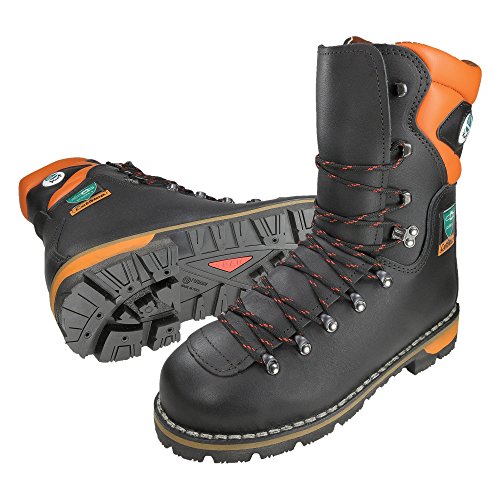 TREEMME Waldarbeiter Schnittschutzstiefel GR 44 Schnittschutz Klasse 2 S3 von TREEMME