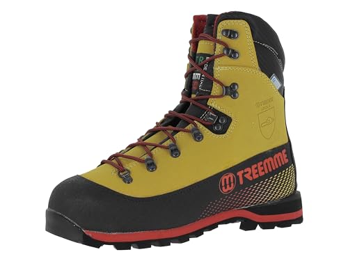 Treemme Forststiefel 91223Y wasserdichte und stabile Forststiefel mit Schnittschutzstiefel Klasse 3 und griffiger Laufsohle EU 48 von Treemme