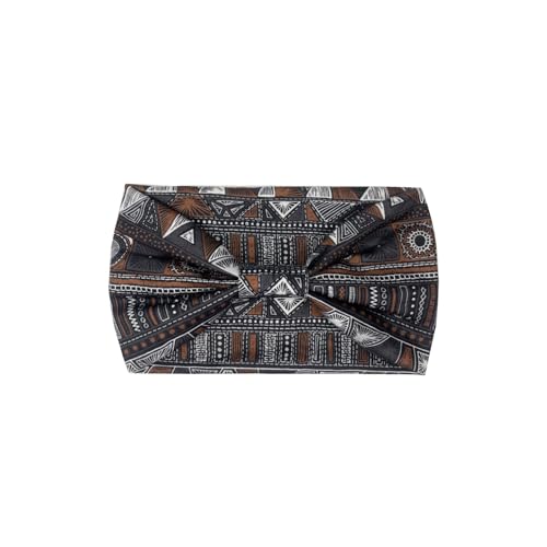 Treer 2/4/6 Stück Haarband Damen, Weiches Stirnband Damen Extra Breit Elastische Kopftuch, Sommer Stirnband Sport Haarbänder Frauen für Lauf Yoga Fitness (Bohemia 2,4 Stück) von Treer