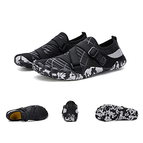 Treer Barfussschuhe Herren Damen Badeschuhe Erwachsene Strandschuhe Segelschuhe Wasserschuhe Barfusslaufschuhe Sommer Zehenschuhe Neoprenschuhe Wassersport Outdoor Schuhe von Treer