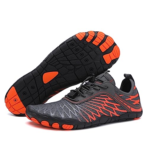 Treer Barfussschuhe Männer Badeschuhe Wasserschuhe Strandschuhe Herren Segelschuhe Barfusslaufschuhe Sommer Zehenschuhe Neoprenschuhe Schuhe von Treer