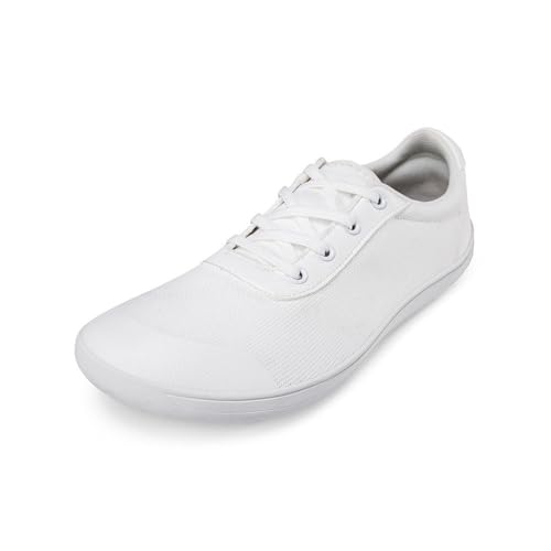 Treer Breite Barfußschuhe Herren, Barfussschuhe rutschfest Atmungsaktive Barfußschuhe Flache, Barfussschuhe Sommer Minimalistische Trekkingschuhe Wanderschuhe, TPR-Sohle von Treer