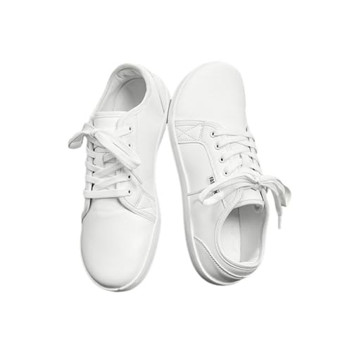 Treer Breite Barfußschuhe Herren, Barfussschuhe rutschfest Atmungsaktive Barfußschuhe Flache, Herren Künstliches PU Barfussschuhe Herbst Minimalistische Trekkingschuhe Wanderschuhe von Treer