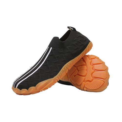 Treer Breite Barfußschuhe Herren Damen, Barfussschuhe Elastizität rutschfest Barfußschuhe Flache Barfussschuhe Sommer Minimalistische Trekkingschuhe Wanderschuhe 36-46 EU von Treer