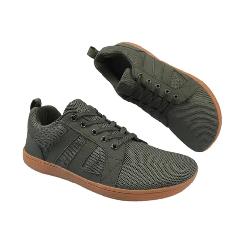 Treer Breite Barfußschuhe Herren Damen, Barfussschuhe rutschfest Atmungsaktive Barfußschuhe Flache, Atmungsaktives Barfussschuhe Sommer Minimalistische Trekkingschuhe Wanderschuhe von Treer