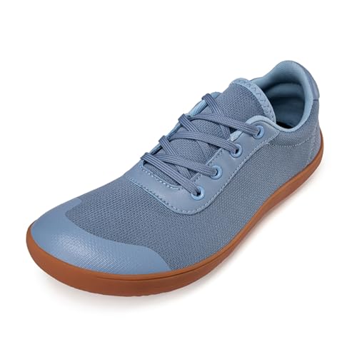 Treer Breite Barfußschuhe Herren Damen, Barfussschuhe rutschfest Atmungsaktive Barfußschuhe Flache Mesh Barfussschuhe Sommer Minimalistische Trekkingschuhe Wanderschuhe 39-47 Blau Treer Breite Barfußschuhe Herren Damen, Barfussschuhe rutschfest Atmungsaktive Barfußschuhe Flache Mesh Barfussschuhe Sommer Minimalistische Trekkingschuhe Wanderschuhe 39-47 Blau von Treer