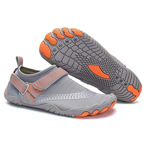 Treer Damen Herren Barfussschuhe Badeschuhe Strandschuhe Herren Segelschuhe Wasserschuhe Barfusslaufschuhe Zehenschuhe Neoprenschuhe Segelschuhe Schuhe Sommer Outdoor Wassersport Klettern Unisex von Treer