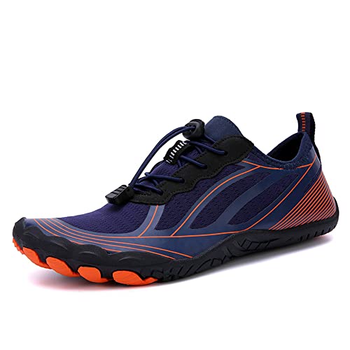 Treer Damen Herren Barfussschuhe Herren Fräulein Badeschuhe Strandschuhe Herren Segelschuhe Wasserschuhe Barfusslaufschuhe Sommer Zehenschuhe Neoprenschuhe Segelschuhe Schuhe Wassersport Outdoor von Treer