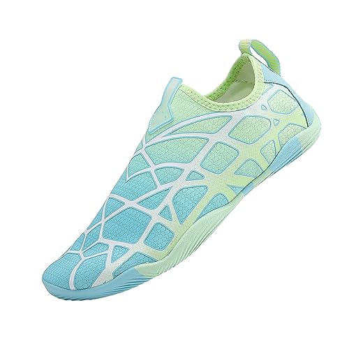 Treer Herren Damen Barfussschuhe, Badeschuhe Strandschuhe Herren Segelschuhe Barfusslaufschuhe Schnell Trocknend Wasserschuhe Mehrfarbig Wassersport Schuhe von Treer