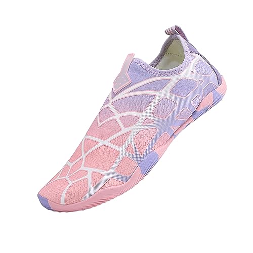 Treer Herren Damen Barfussschuhe, Badeschuhe Strandschuhe Herren Segelschuhe Barfusslaufschuhe Schnell Trocknend Wasserschuhe Mehrfarbig Wassersport Schuhe von Treer