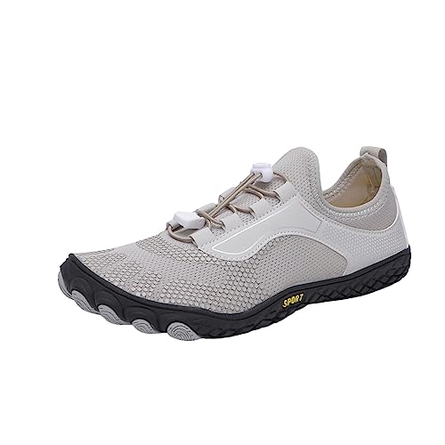 Treer Herren Damen Barfussschuhe, Herren Badeschuhe Strandschuhe Segelschuhe Atmungsaktiv Unisex Wasserschuhe Barfusslaufschuhe Wassersport Outdoor Schuhe 36-48 von Treer