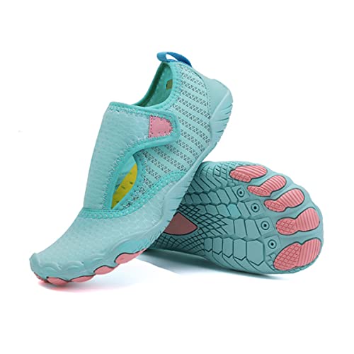 Treer Herren Damen Barfussschuhe Herren Badeschuhe Strandschuhe Herren Segelschuhe Wasserschuhe Barfusslaufschuhe Sommer Zehenschuhe Klettverschluss von Treer