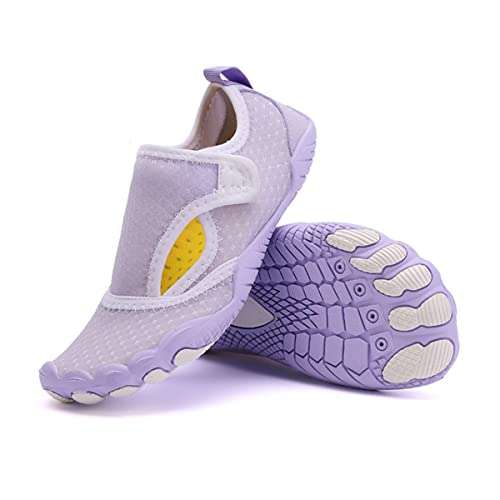 Treer Herren Damen Barfussschuhe Herren Badeschuhe Strandschuhe Herren Segelschuhe Wasserschuhe Barfusslaufschuhe Sommer Zehenschuhe Klettverschluss von Treer