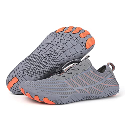 Treer Herren Damen Barfussschuhe Herren Badeschuhe Strandschuhe Herren Segelschuhe Wasserschuhe Barfusslaufschuhe Sommer Zehenschuhe Neoprenschuhe Schuhe Wassersport Outdoor von Treer