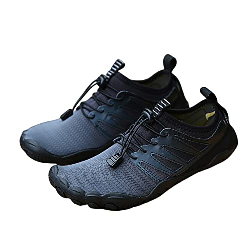 Treer Herren Damen Barfussschuhe Herren Badeschuhe Strandschuhe Herren Segelschuhe Wasserschuhe Barfusslaufschuhe Sommer Zehenschuhe Wassersport Outdoor Schuhe von Treer