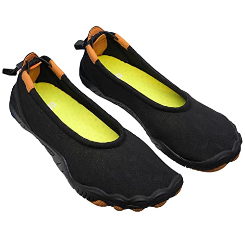 Treer Herren Damen Draußen Barfussschuhe Strandschuhe, Badeschuhe Herren Segelschuhe Wasserschuhe Barfusslaufschuhe Zehenschuhe Neoprenschuhe Segelschuhe Schuhe Wassersport (Ohne Schnürsenkel) von Treer