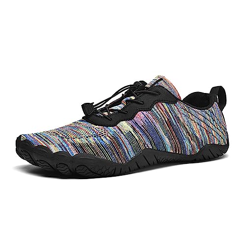 Treer Herren Damen Draußen Barfussschuhe Strandschuhe, Badeschuhe Segelschuhe Wasserschuhe Barfusslaufschuhe Zehenschuhe Neoprenschuhe Segelschuhe Schuhe Wassersport 39-46 von Treer