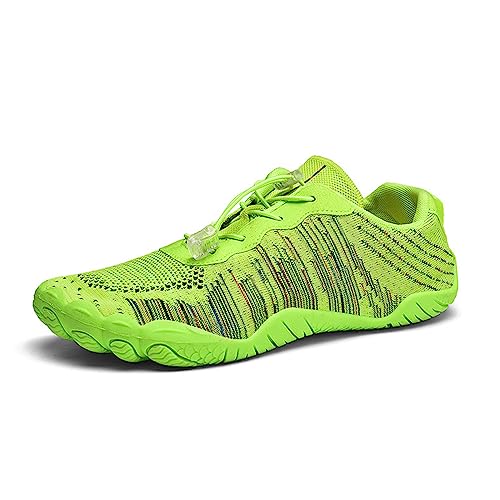 Treer Herren Damen Draußen Barfussschuhe Strandschuhe, Badeschuhe Segelschuhe Wasserschuhe Barfusslaufschuhe Zehenschuhe Neoprenschuhe Segelschuhe Schuhe Wassersport 39-46 von Treer