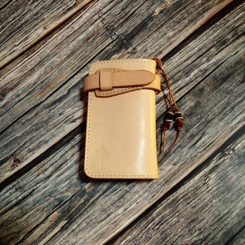 Biker Geldbörse, Handgefertigte Geldbörse Aus Veg-Tan Leder von TreeworksLeather