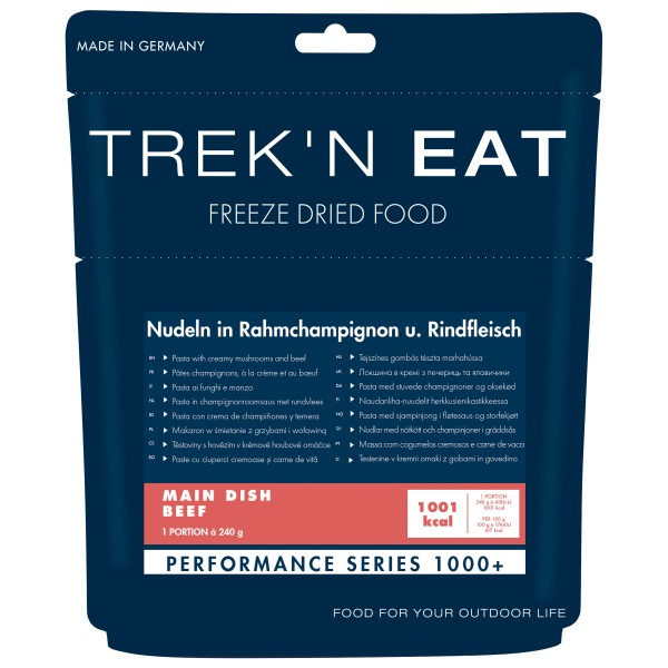 Trek'n Eat - Nudeln in Rahmchampignon + Rind PS1000+ Gr 240 g Trek'n Eat - Nudeln in Rahmchampignon + Rind PS1000+ Gr 240 g von Trek'n Eat