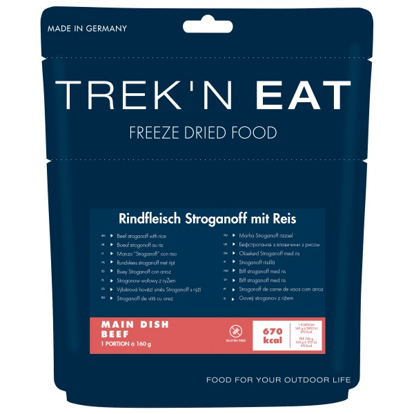 Trek'n Eat - Rindfleisch Stroganoff mit Reis Gr 160 g von Trek'n Eat