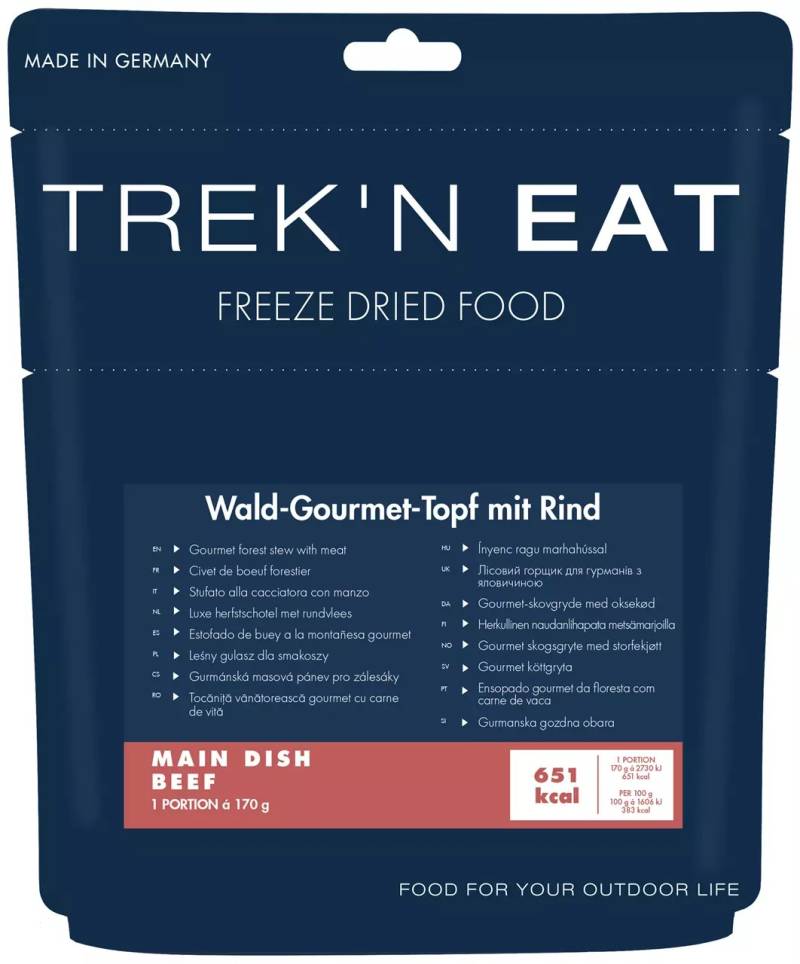 Wald-Gourmet-Topf mit Rind von Trek'n Eat