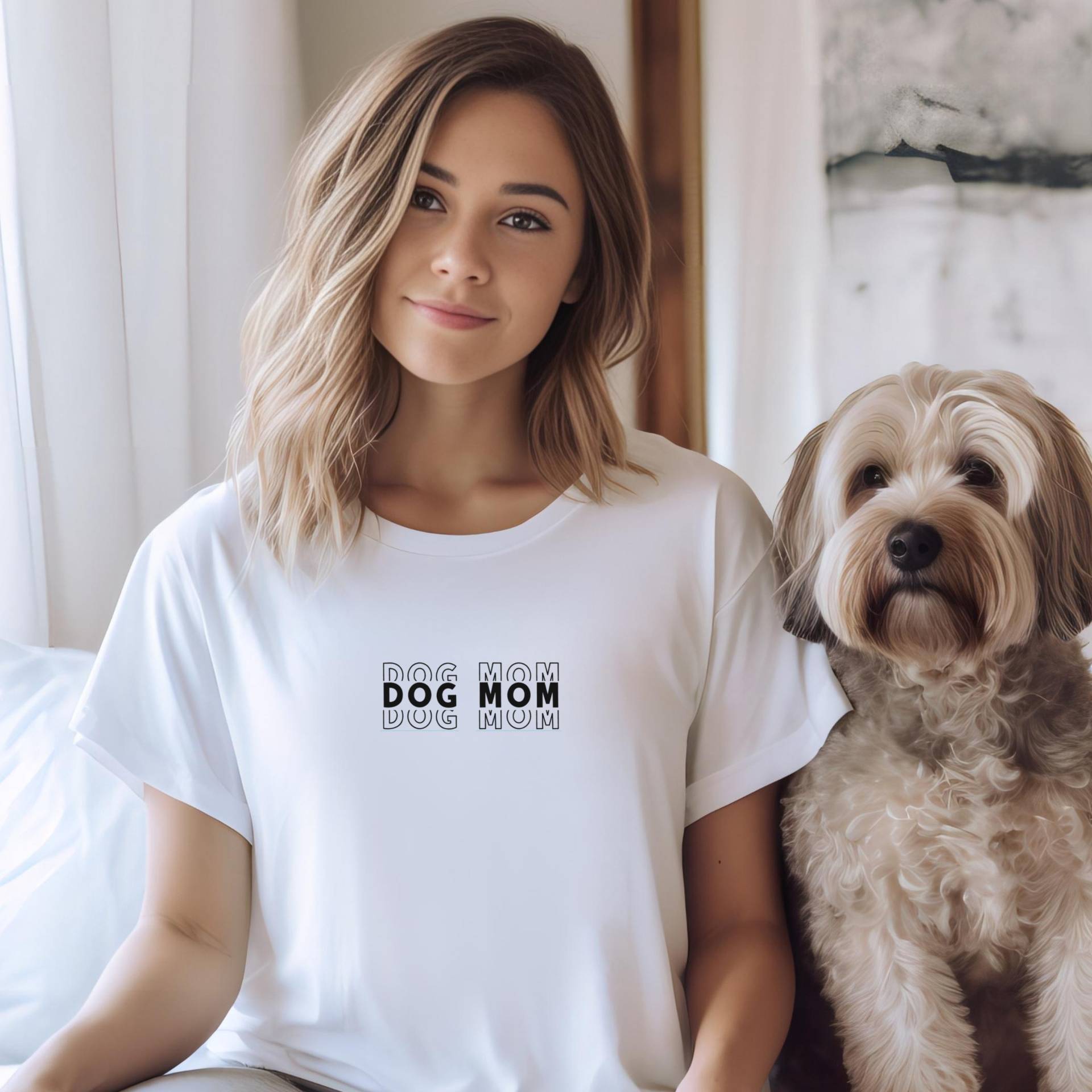 T-Shirt Mit Aufdruck | Dog Mom Geschenk Für Alle Hunde Mamas Geburtstag Muttertag Freundin Geschenkidee| Liebe von TrendMama