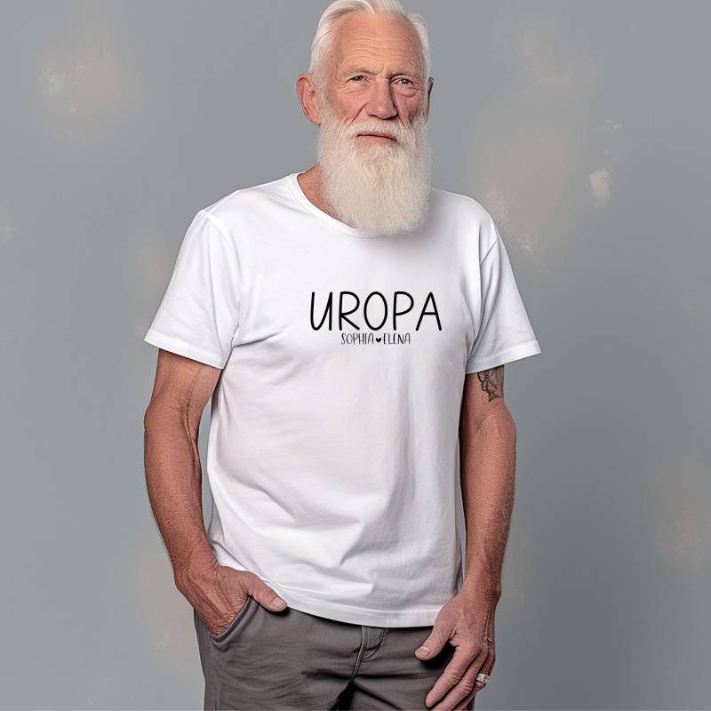 Uropa T-Shirt Mit Namen Von Urenkel/In | Geschenk Für Alle Ur-Opas |Geburtstag Vatertag Freund |Geschenkidee| Personalisiert von TrendMama