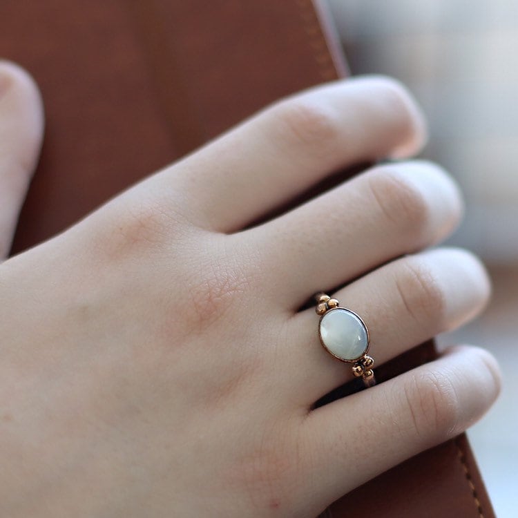 Perlmutt Ring 925 Sterling Silber-Zierliche Ring-Edelstein Ringe-Oxidized Ring-Schmuck-Handmade Silber Ring-Geschenk Ring-Boho Ring Perlmutt Ring 925 Sterling Silber-Zierliche Ring-Edelstein Ringe-Oxidized Ring-Schmuck-Handmade Silber Ring-Geschenk Ring-Boho Ring von TrendMinimalist