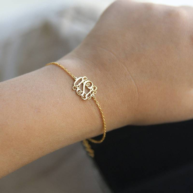 Zierliches Monogramm Armband-Monogramm Schmuck-Gold Armband-İnitial Armband-Monogramm-Brautjungfer Geschenk-Personalisierte Armband Zierliches Monogramm Armband-Monogramm Schmuck-Gold Armband-İnitial Armband-Monogramm-Brautjungfer Geschenk-Personalisierte Armband von TrendMinimalist