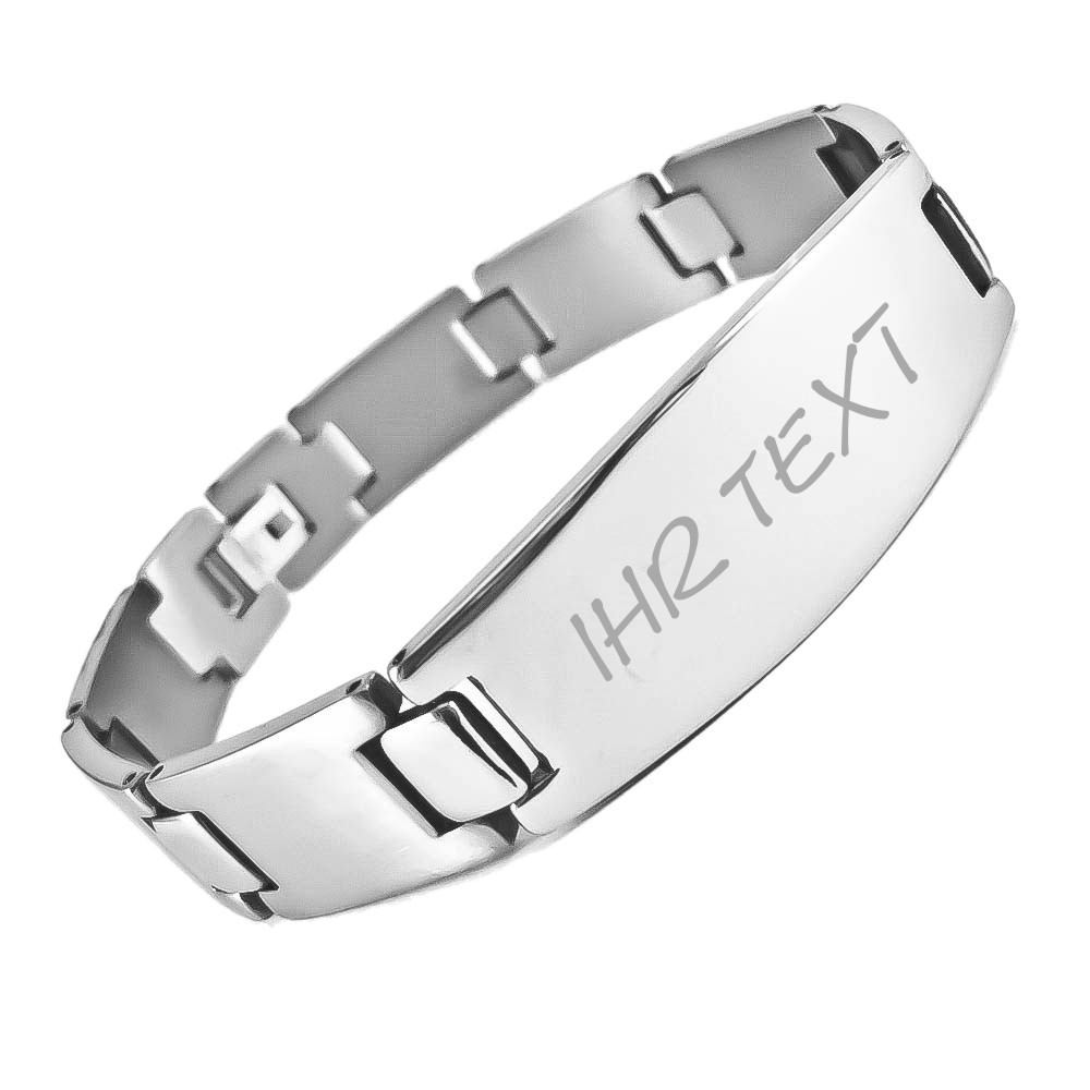 Armband mit Gravur Edelstahl AG-077 von Trendgravur