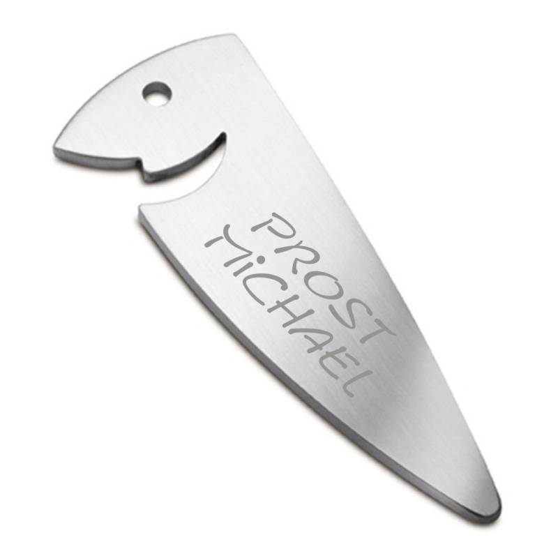 Flaschenöffner SMILE von Trendgravur
