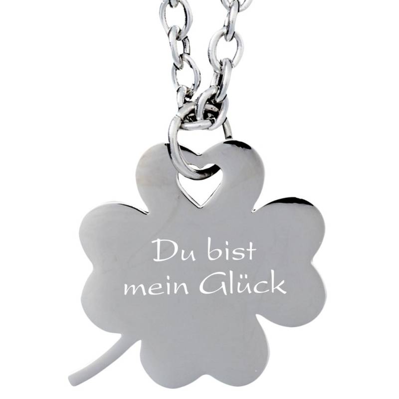 Gravuranhänger Glücks-Kleeblatt von Trendgravur
