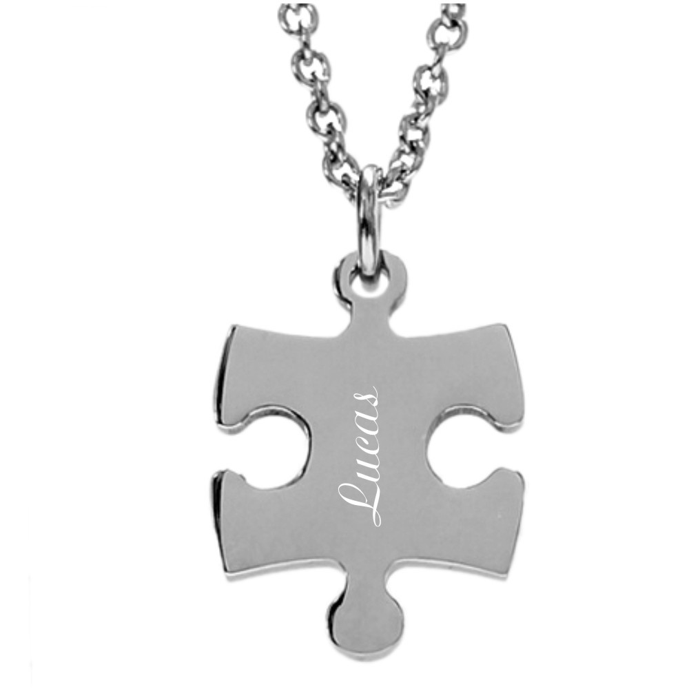 Kinderanhänger Puzzle von Trendgravur