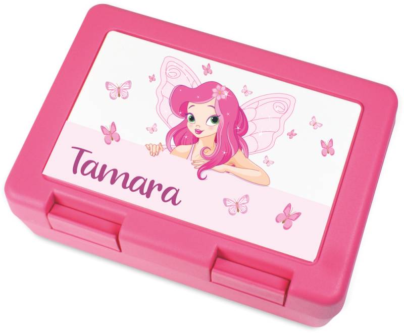 Mädchen-Brotdose mit Deinem Namen Fee von Trendgravur