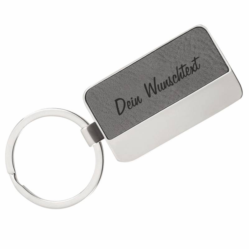 Moderner Schlüsselanhänger mit Gravur von Trendgravur