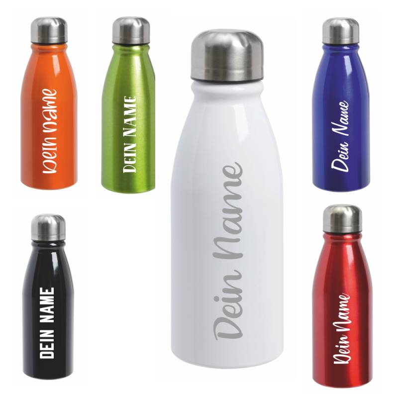 Trinkflasche 500 ml - in verschiedenen Farben von Trendgravur