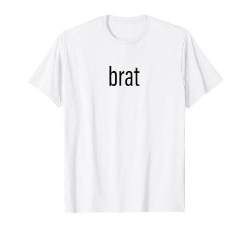 Trending Brat Shirt - Herren - Unisex-Kinder - Weiß - Kurzarm - Small - Klassisch - T-Shirt Trending Brat Shirt - Herren - Unisex-Kinder - Weiß - Kurzarm - Small - Klassisch - T-Shirt von Trending Brat Shirt