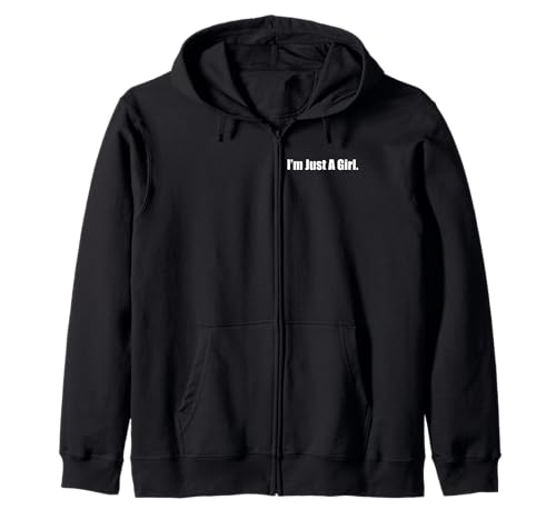 I'm Just A Girl Kapuzenjacke von Trending Tees