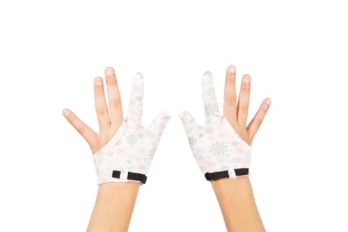 Trending Tryler Kinder sensorischer Handschuh Nagel Bitibg Handschuh Finger Saugen Handschuh (Mädchen, Alter 3-6) von Trending Tryler