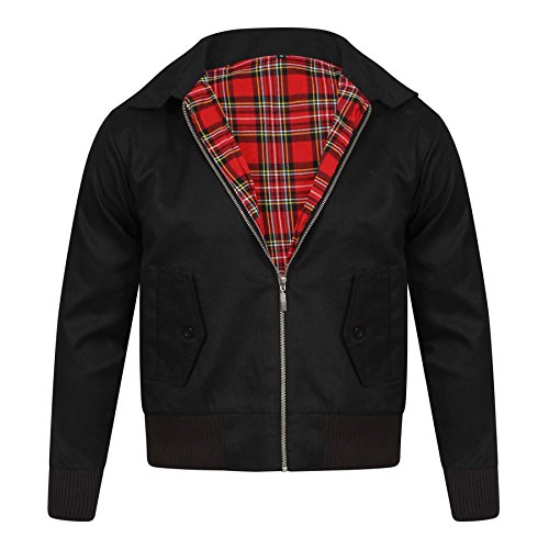 Trends Fashions Herren Jacke * One size Gr. 5X-Large, MEN'S HARRINGTON BLACK von Trends Fashions