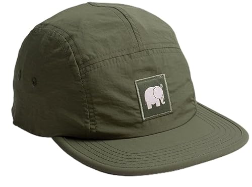Trendsplant Cap Water Repellent Nylon Five Panel Cap Dark Olive Green von Trendsplant