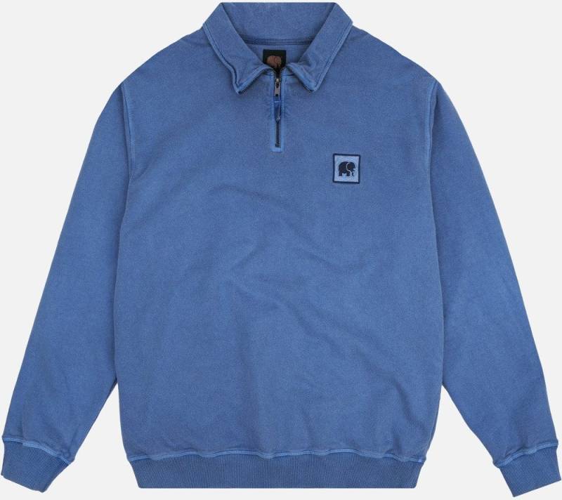 Trendsplant Rundhalspullover Sauce Pigment Quarter Zip Sweater von Trendsplant